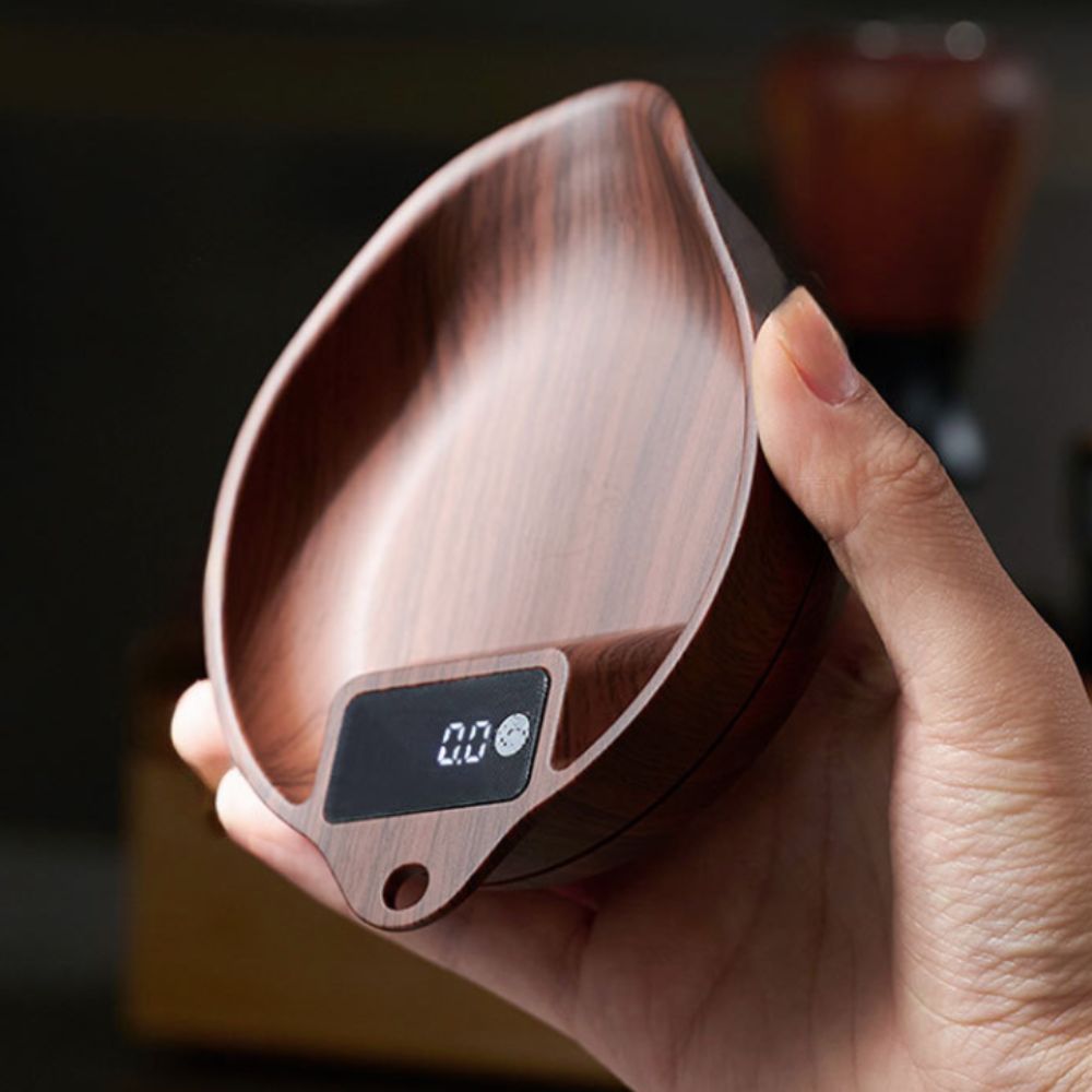 Coffee Tea And Bean Leaf - Kruidenweegschaal LED digitaal display Koffieweegschaal Nauwkeurige