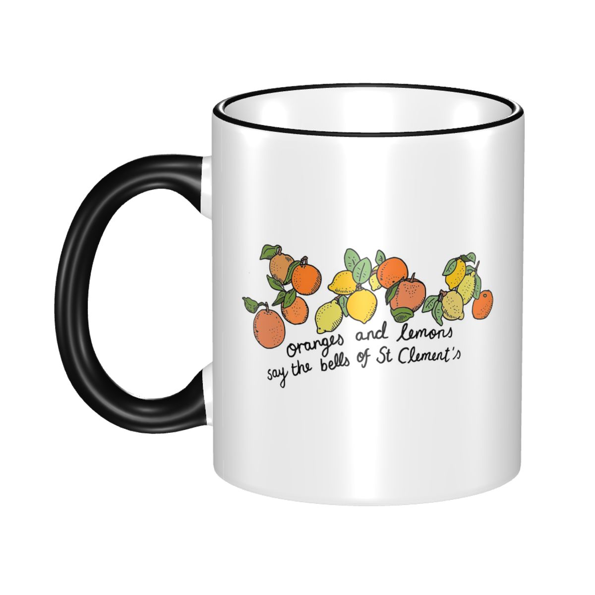 Lemon Tea Coffee - Sinaasappelen en citroenen kinderliedje mok grappige