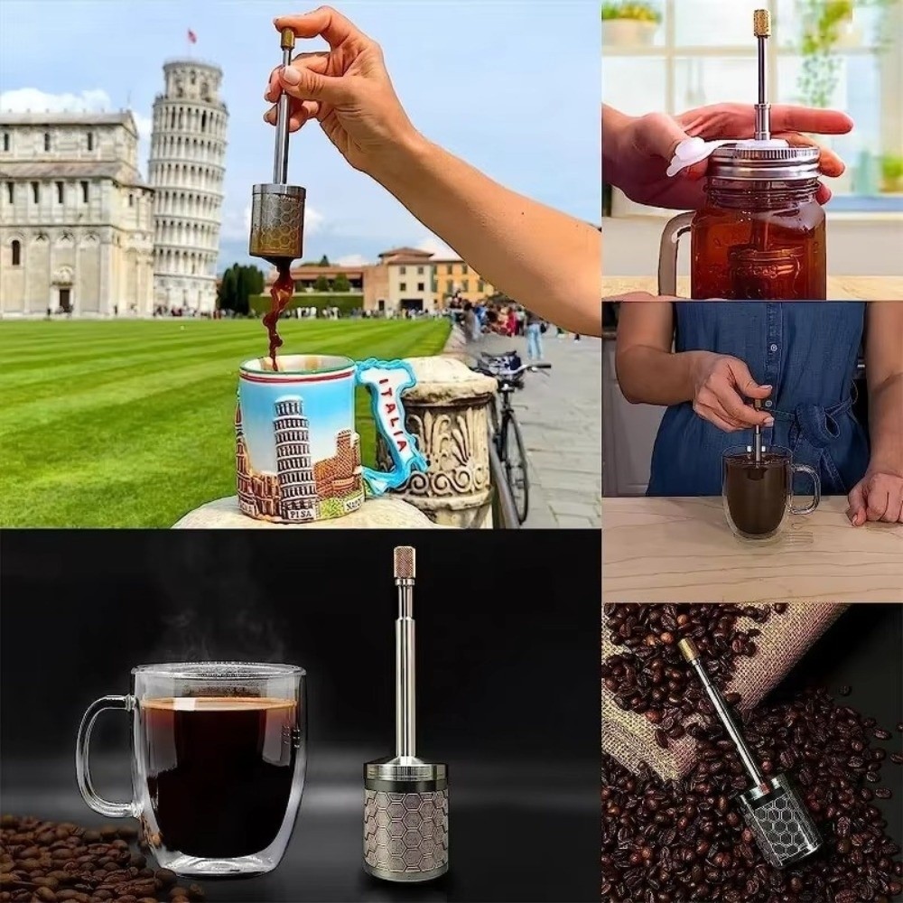 Coffee Tea Infusion - Press-thee- en koffie-infuser met extra fijnmazig