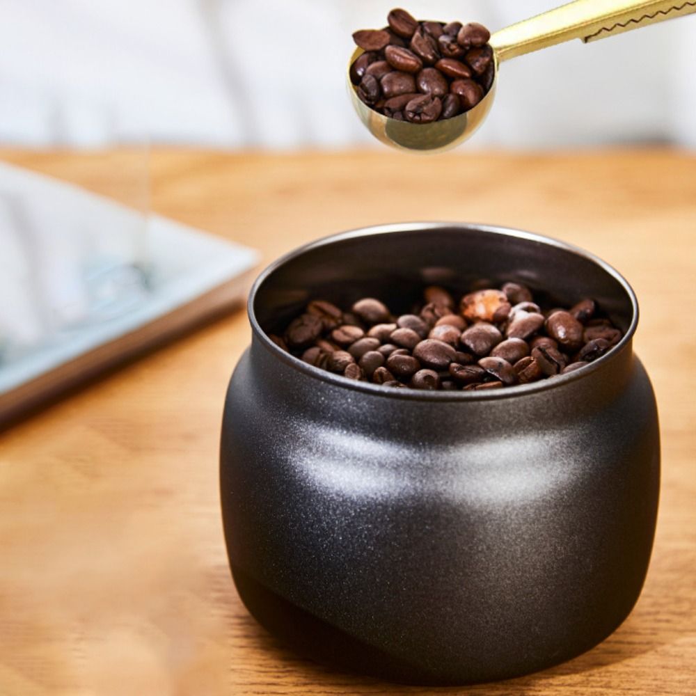 Dispenser Coffee And Tea - 304 roestvrijstalen koffiebonen vacuümverpakte kan, houdt