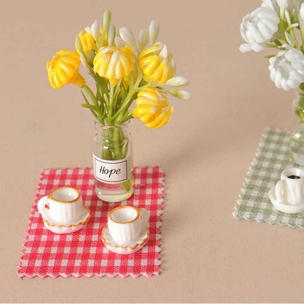 Coffee Tea For Plants - Nieuwe 1:12 1:12 Poppenhuis Miniatuur Bloem