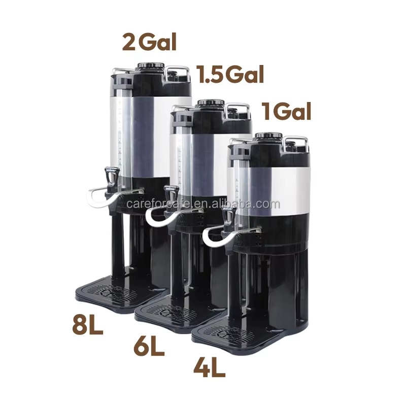 Dispenser Coffee And Tea - Koffie server van roestvrij staal, draagbare