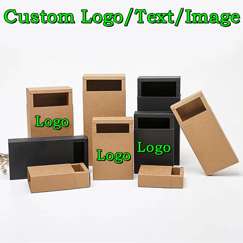Coffee Tea Logo - 20 stuks 350gsm vouwdoosjes van zwart