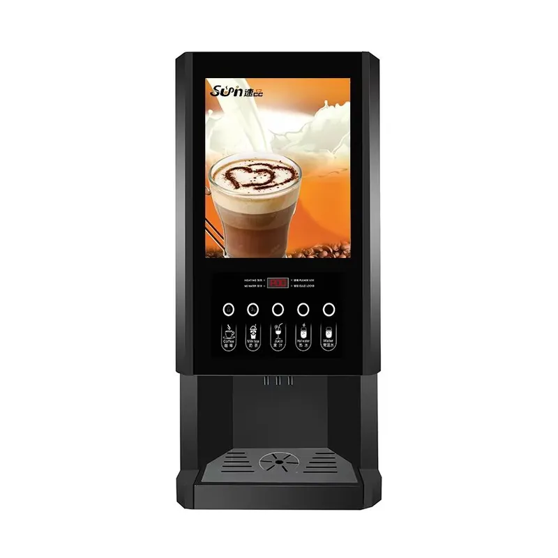 Coffee Tea Vending Machine For Office - E30SW Automatische Koffiemachine, Melkthee Automaat, Hete