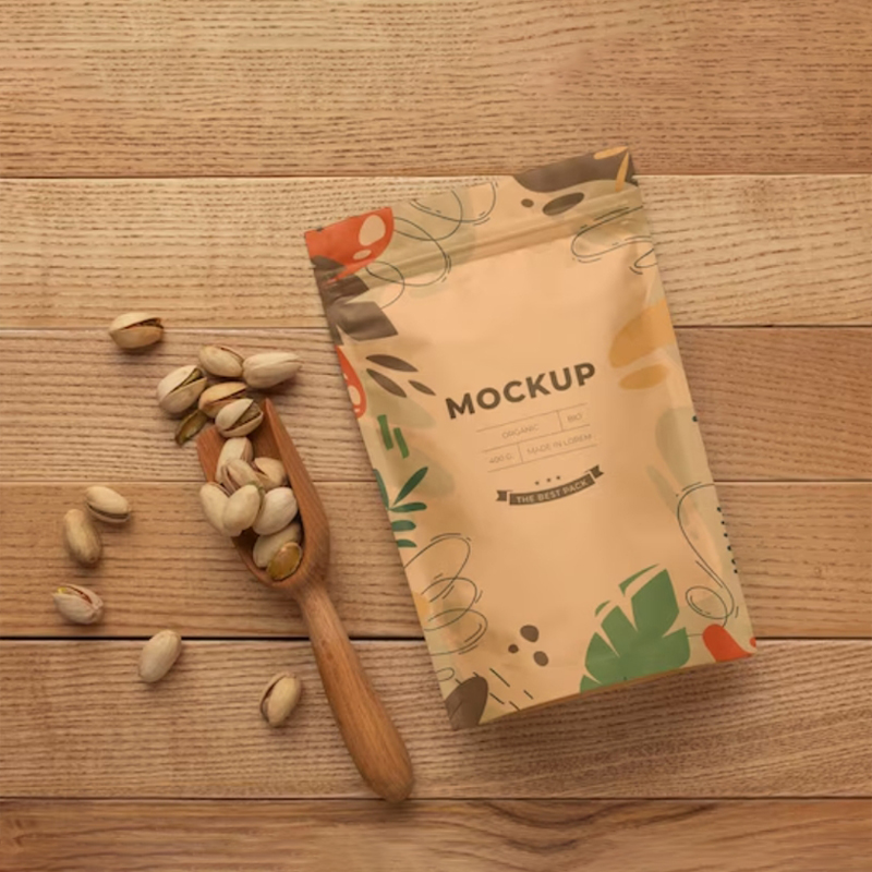 Coffee Tea Logo - Afdrukken Knutselpapier Ritszak Herbruikbaar Zelfsluitend Snoep
