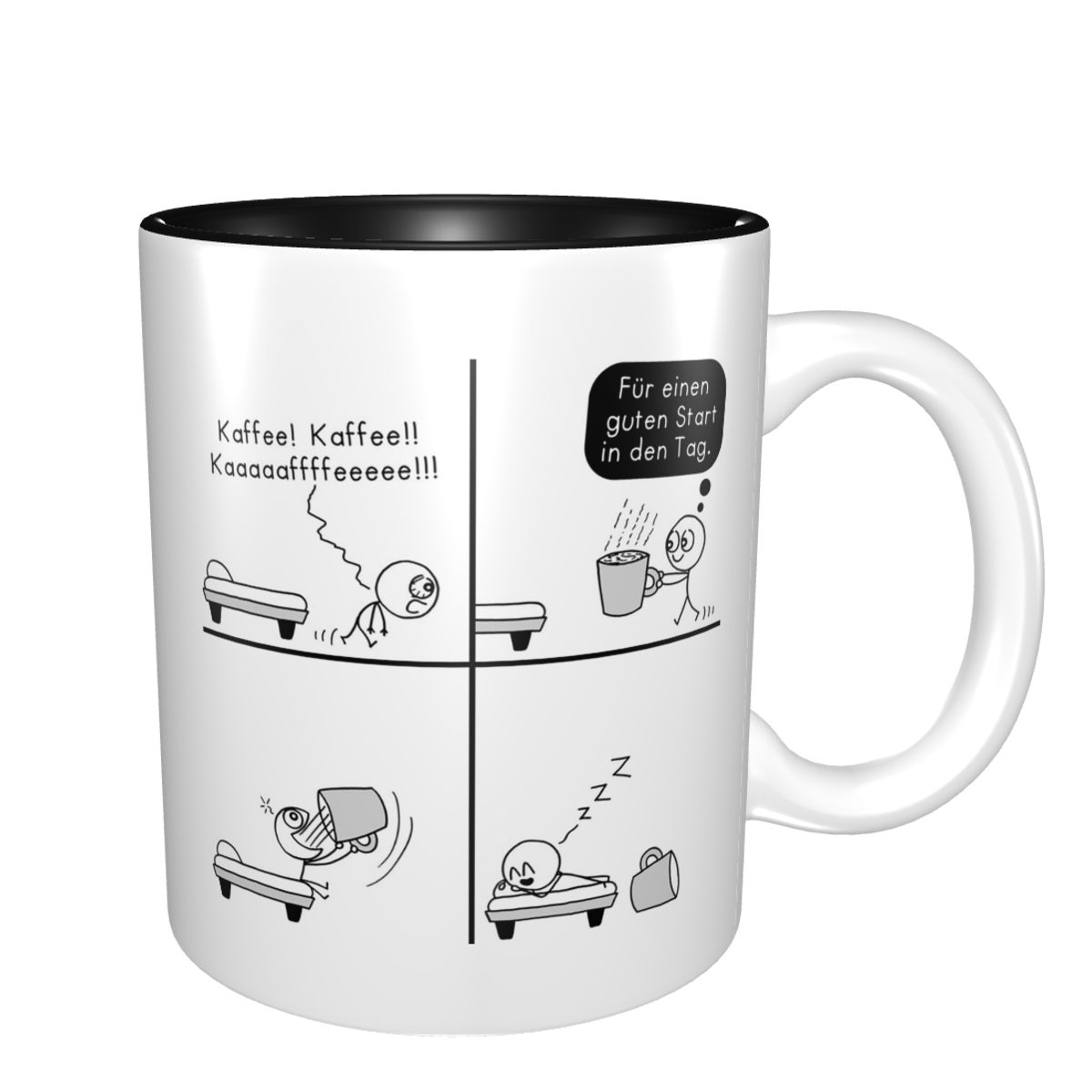 Morning Tea Coffee - Ochtendkoffiemok Grappige keramische koffiekopjes Theemokken Melkbeker