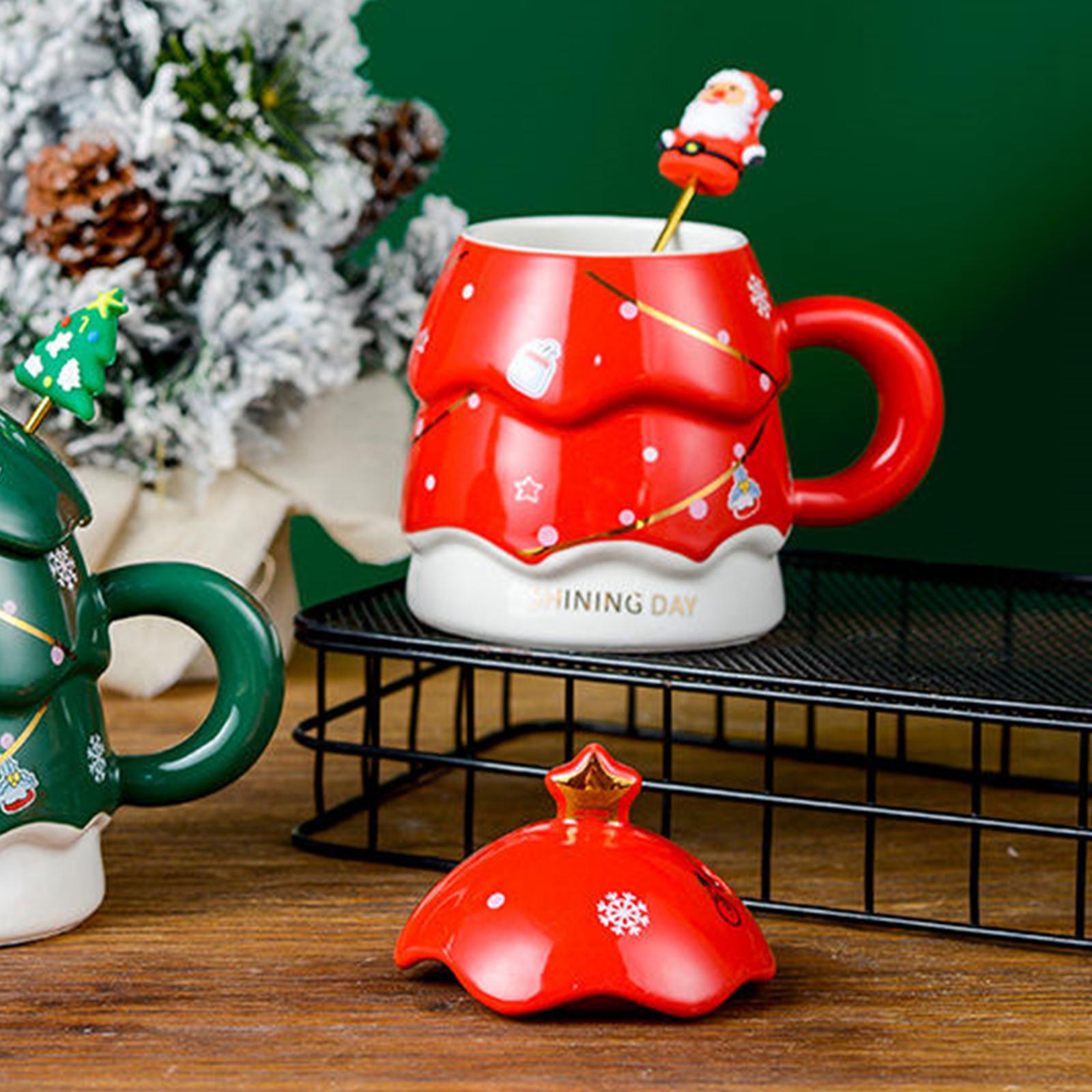Morning Tea Coffee - Kerstboom keramische koffiemok thee kerstboom ochtendbeker