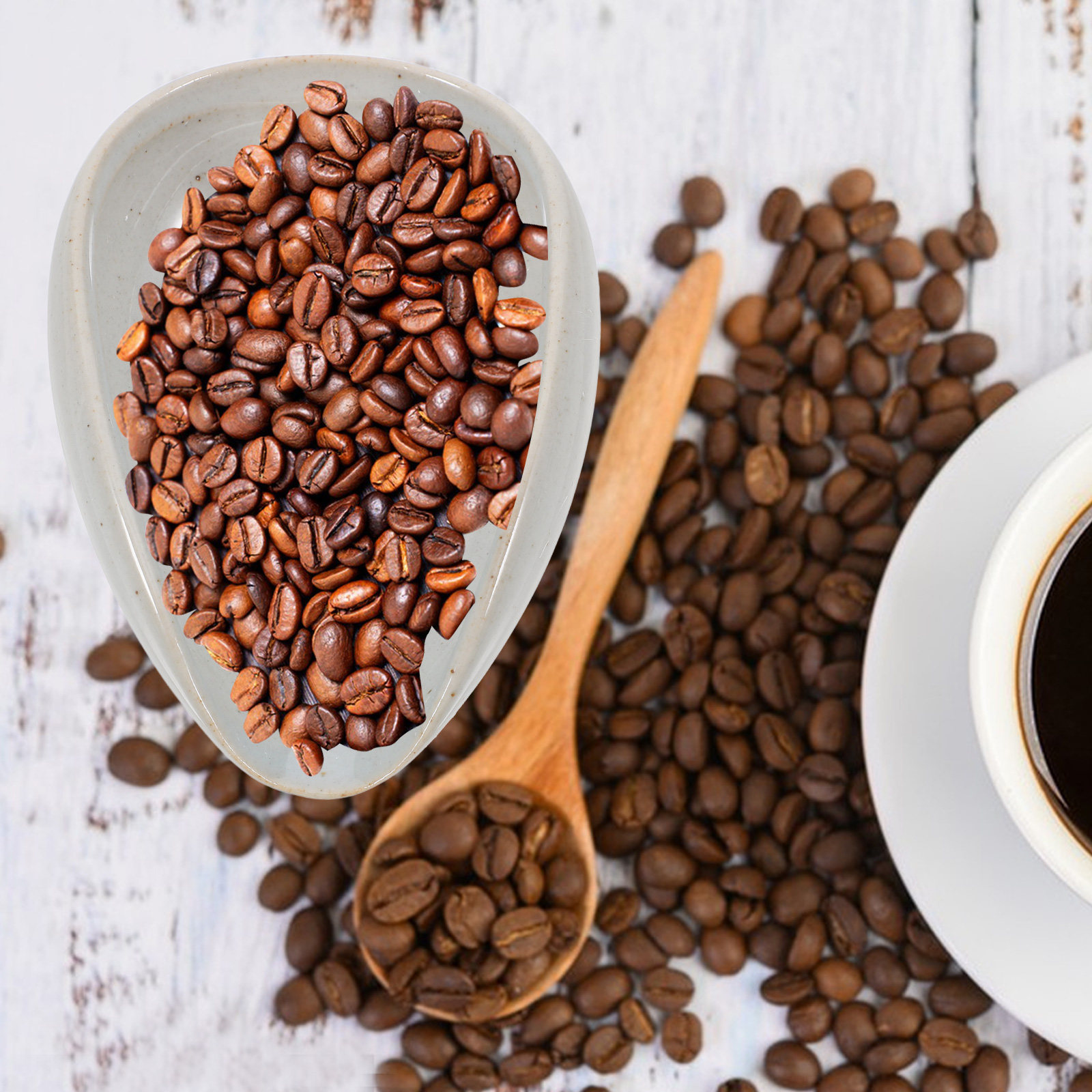 Keramische koffiebonen-doseerb - Coffee Tea And Bean Leaf recensie en prijs