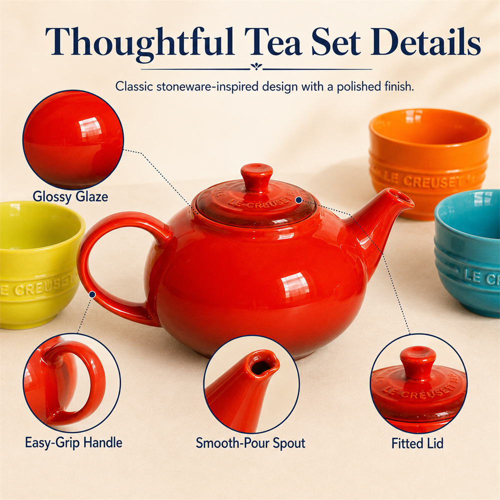 5-delige Le Creuset chipbesten - Mug Tea Coffee recensie en prijs