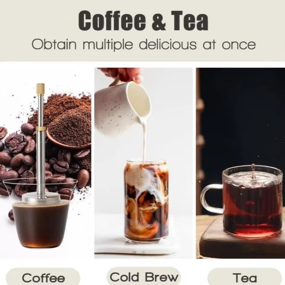 Press-thee- en koffie-infuser  - Coffee Tea Infusion recensie en prijs