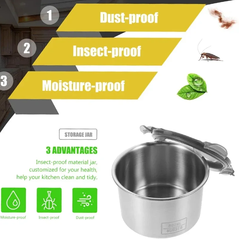 Roestvrijstalen voedselcontain - Coffee Tea And Bean Leaf recensie en prijs