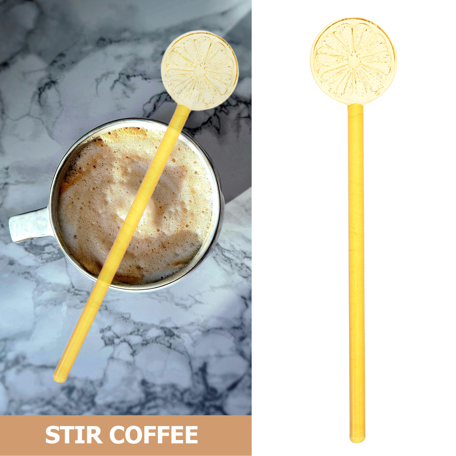 2 stuks glazen roerstokjes met - Lemon Tea Coffee recensie en prijs