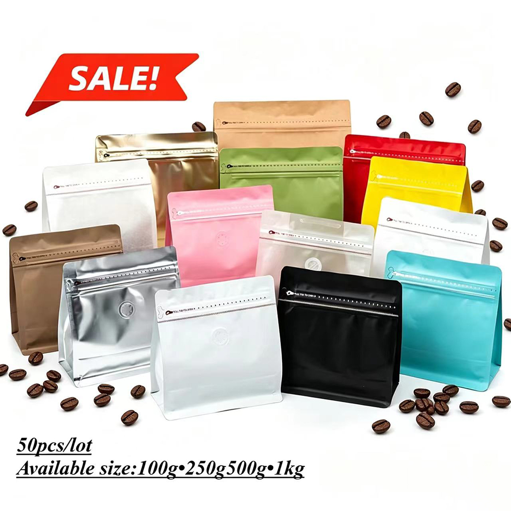 50 Stuks Mat Zwart Mylar Alumi - Coffee Tea Day recensie en prijs