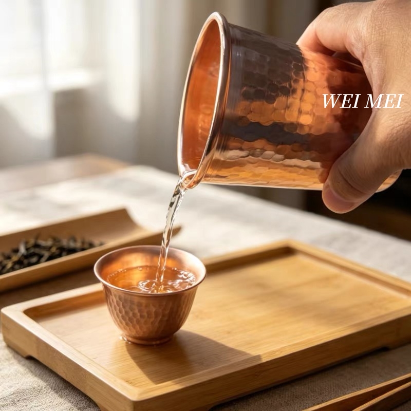 Handgemaakte koperen ontbijtko - Coffee Tea Essentials recensie en prijs