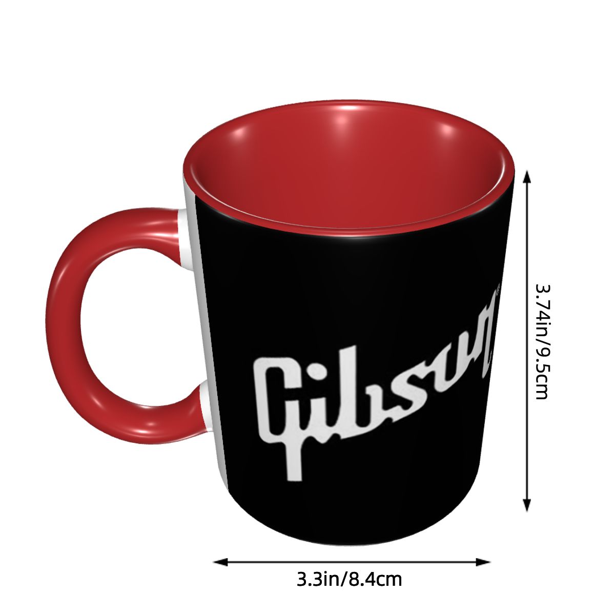 Gitaar Gibson Logo Mok Grappig - Coffee Tea Logo recensie en prijs