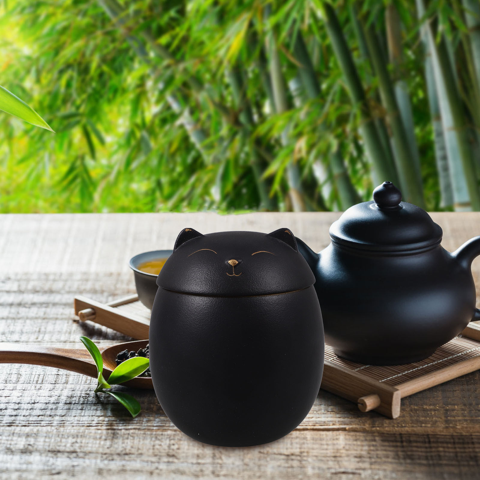 Keramische, katvormige, luchtd - Coffee Tea And Bean Leaf recensie en prijs