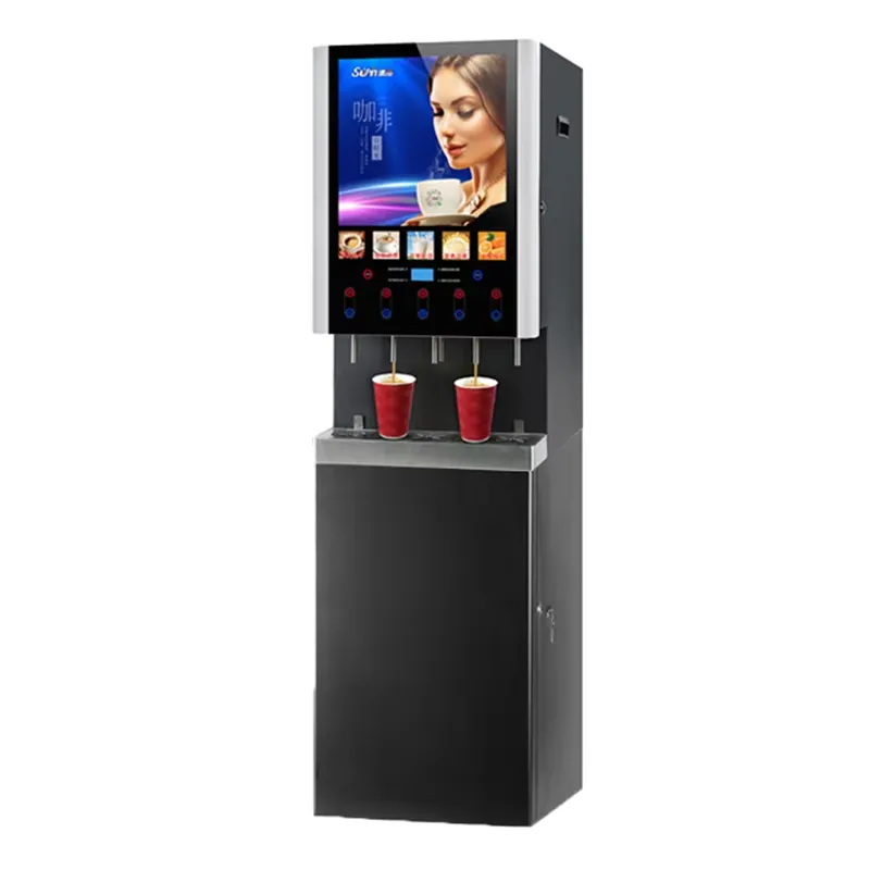 Automatische koffie-automaat 5 - Coffee Tea Vending Machine For Office recensie en prijs