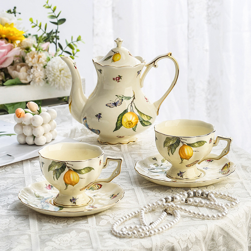 Europese theeservies in landel - Lemon Tea Coffee recensie en prijs