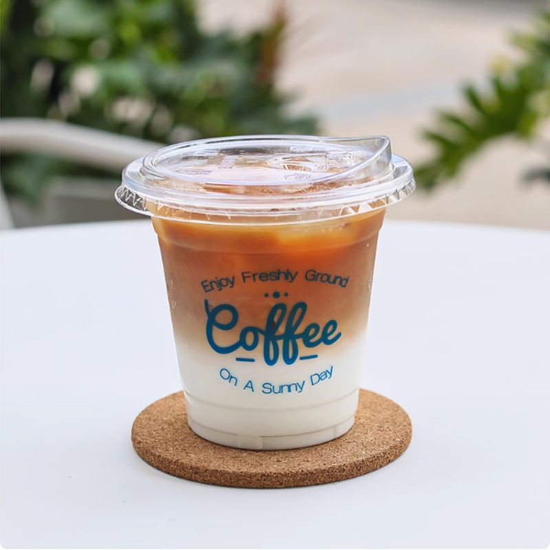 Plastic beker aangepast logo Y - Coffee Tea Logo recensie en prijs