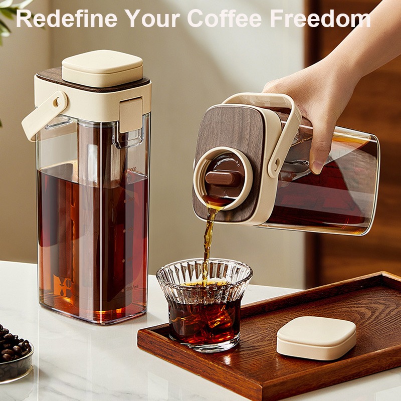 Cold Brew Koffiekan Lekvrij Af - Coffee Tea Infusion recensie en prijs