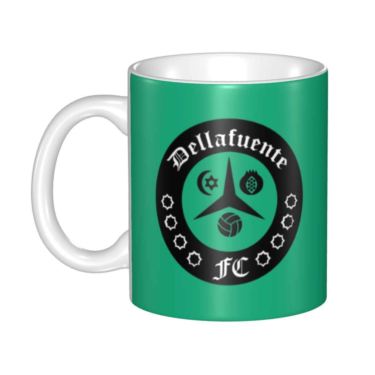 Aangepaste Dellafuente FC Logo - Coffee Tea Logo recensie en prijs