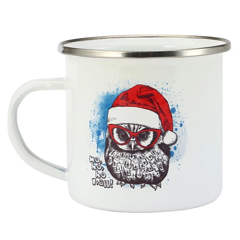 350ML Emaille Koffiemok DIY LO - Coffee Tea Logo recensie en prijs