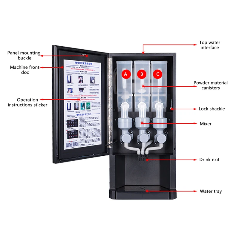 FirmHome StoreE-30SW Automatis - Coffee Tea Vending Machine For Office recensie en prijs