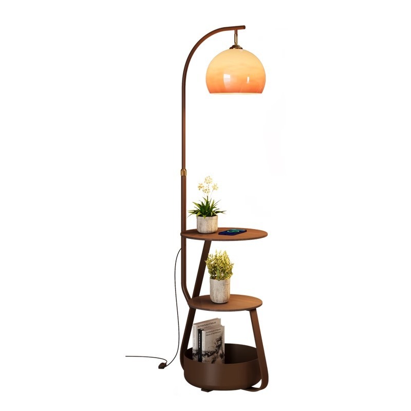 Vloerlamp, antiek nachtkastje  - Coffee & Tea Difabis recensie en prijs