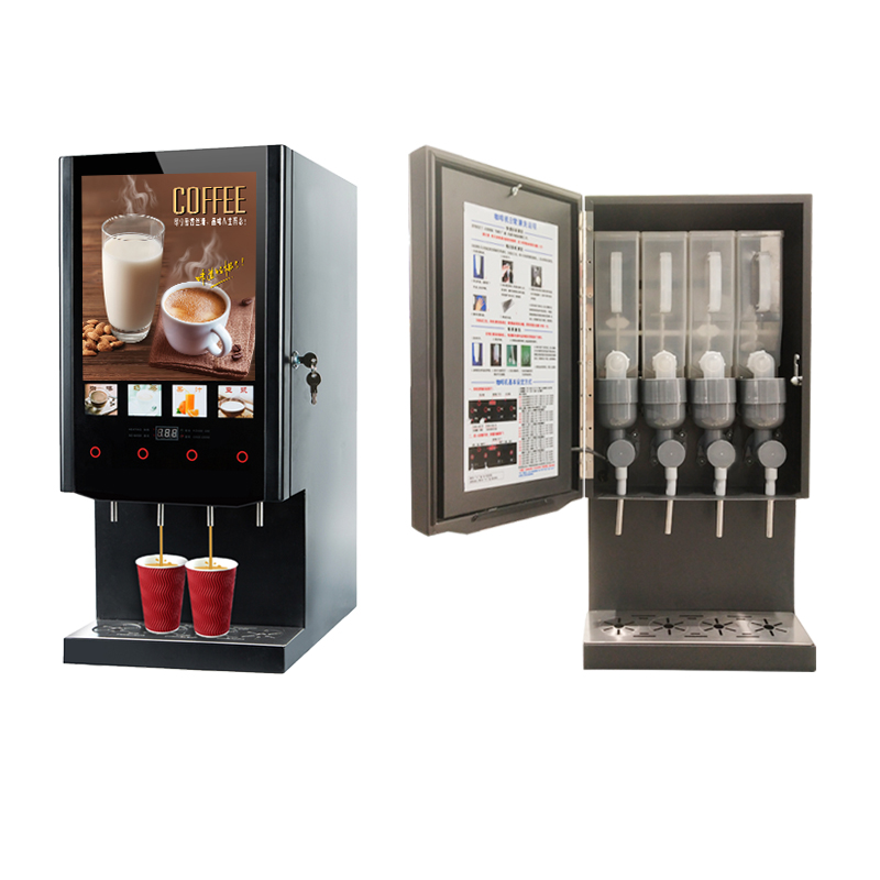 40S 4 smaken Melkthee Automaat - Coffee Tea Vending Machine For Office recensie en prijs