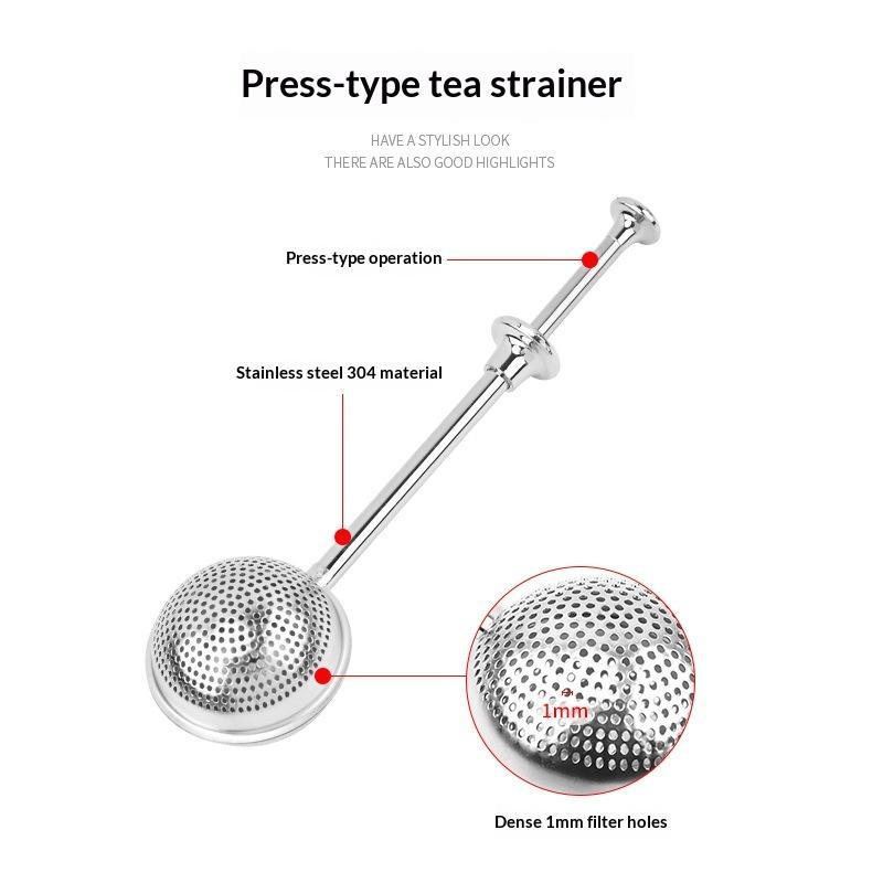 Thee-ei met lange steel van ro - Coffee Tea Infusion recensie en prijs